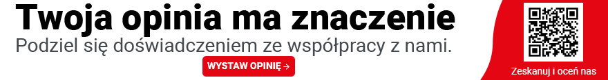 Twoja Opinia ma znaczenie. Podziel się doświadczeniem ze współpracy z nami.