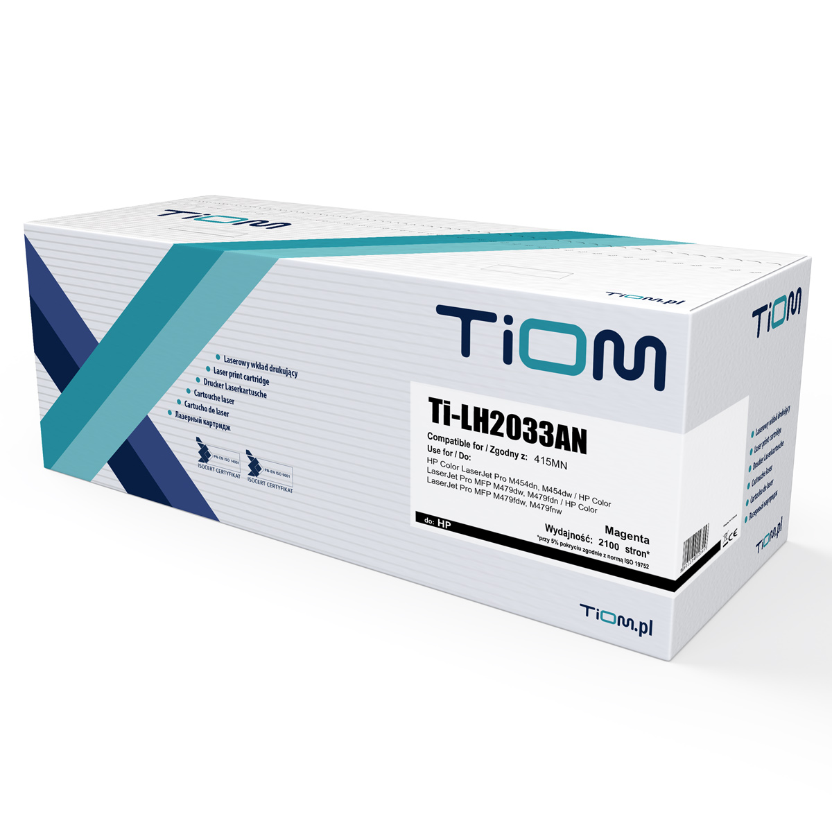 Toner Tiom do HP 415MN | W2033A | 2100 str. | magenta | z chip Ti-LH2033AN