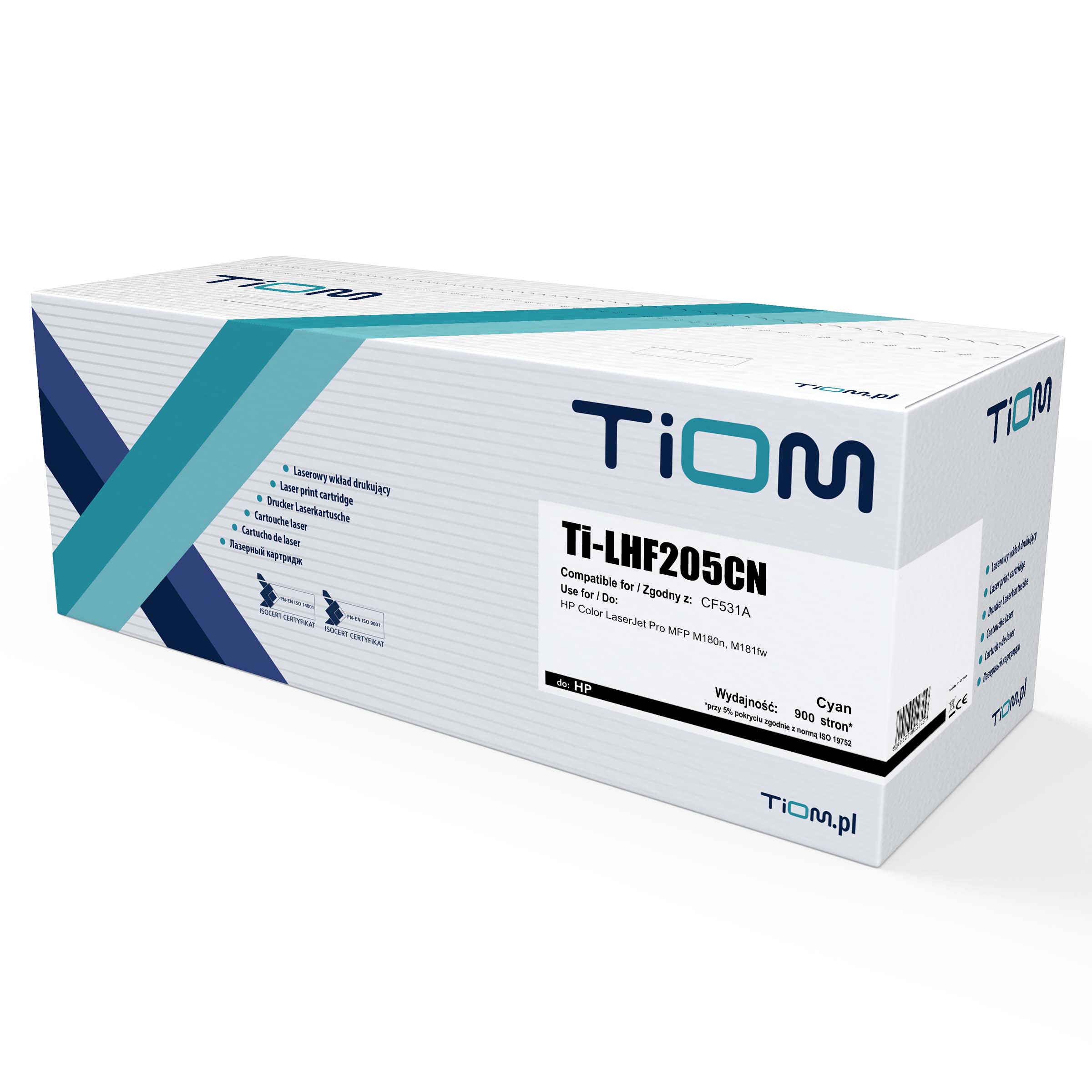 Toner Tiom do HP 205CN | CF531A | 900 str. | cyan