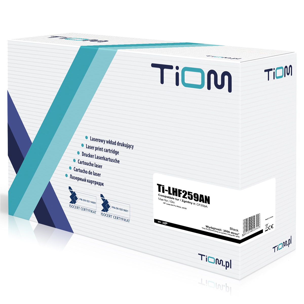 Toner Tiom do HP 59A | CF259A | 3000 str. | black | z chip Ti-LHF259AN