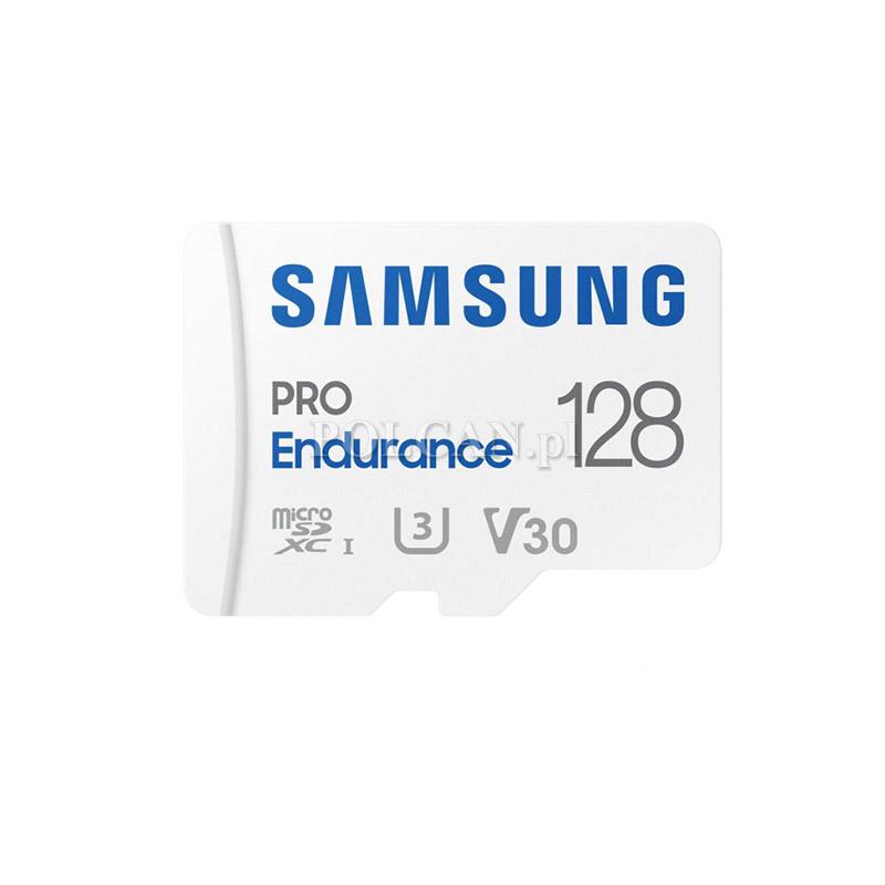Samsung karta pamięci flash PRO Endurance + adapter | 128 GB | white MB-MJ128KA/EU