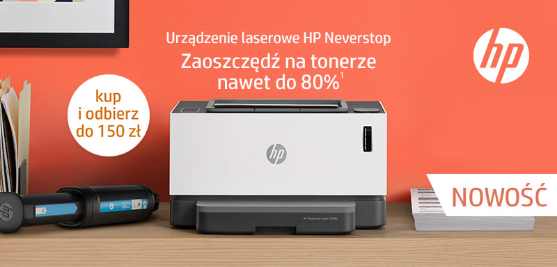 Urządzenie laserowe HP Neverstop || Pierwsza na świecie drukarka laserowa bez kartridża1 || NOWOŚĆ